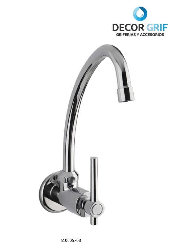 LLAVE DE 1/2 DE COCINA A LA PARED CALVIN TREBOL