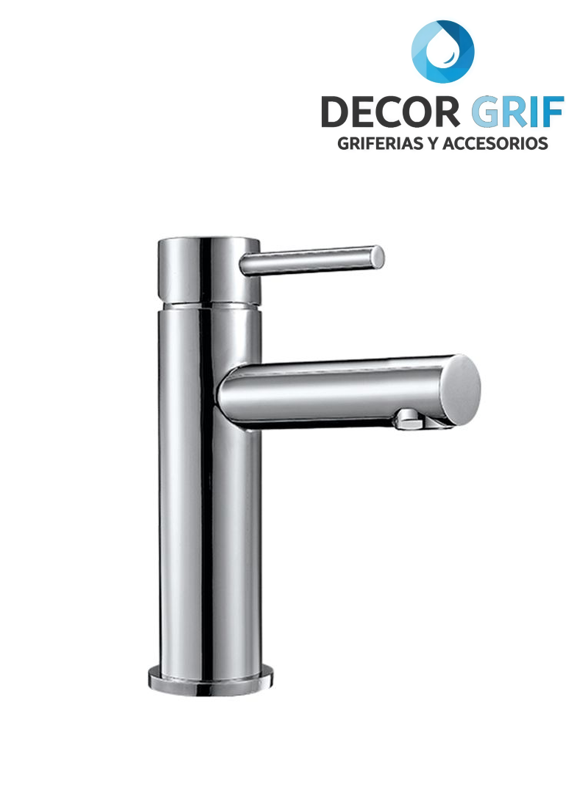 MEZCLADORA MONOCOMANDO BAJO LAVATORIO LEVER CROMADO VAINSA 