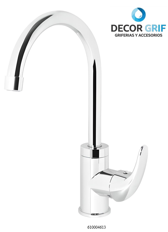 MEZCLADORA MONOCOMANDO PARA COCINA AURA TREBOL