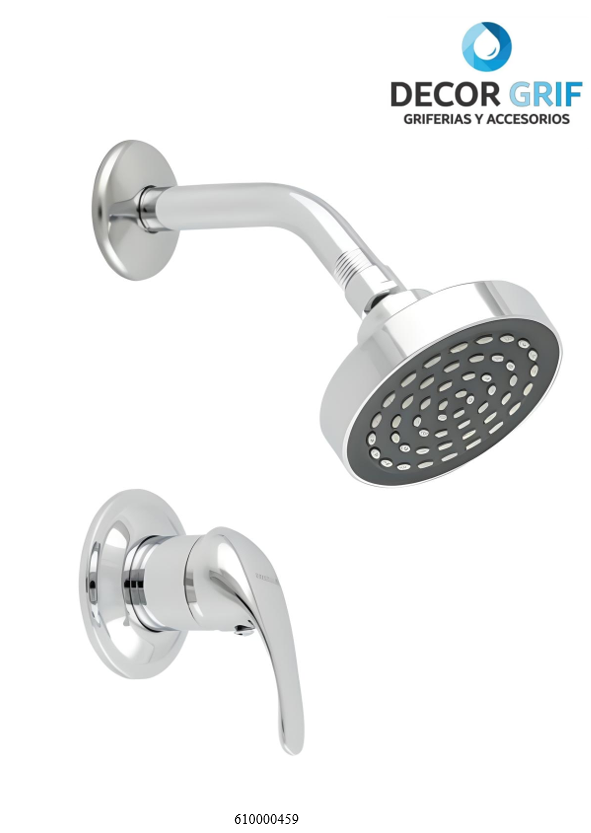 MEZCLADORA DUCHA MONOCOMANDO SIRENE TREBOL