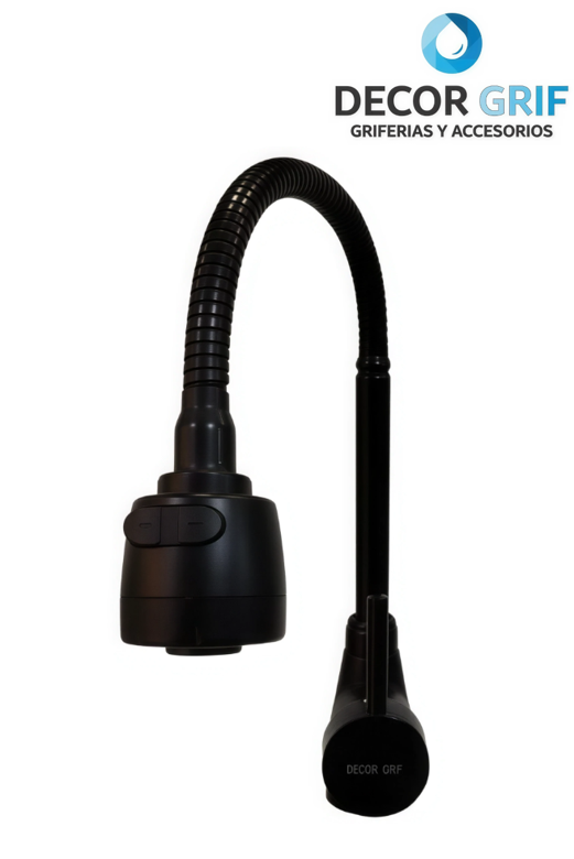 MONOCOMANDO COCINA PICO FLEXIBLE NEGRO DECOR GRIF