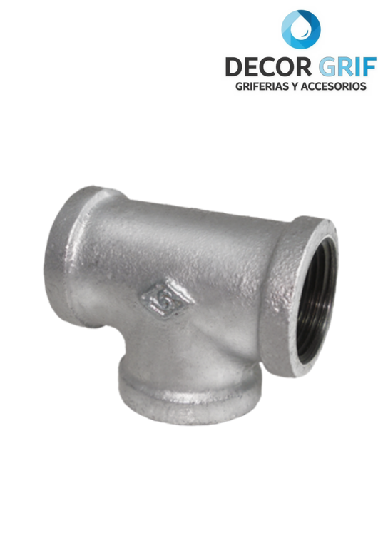 TEE FIERRO GALVANIZADO 1/2 F/G