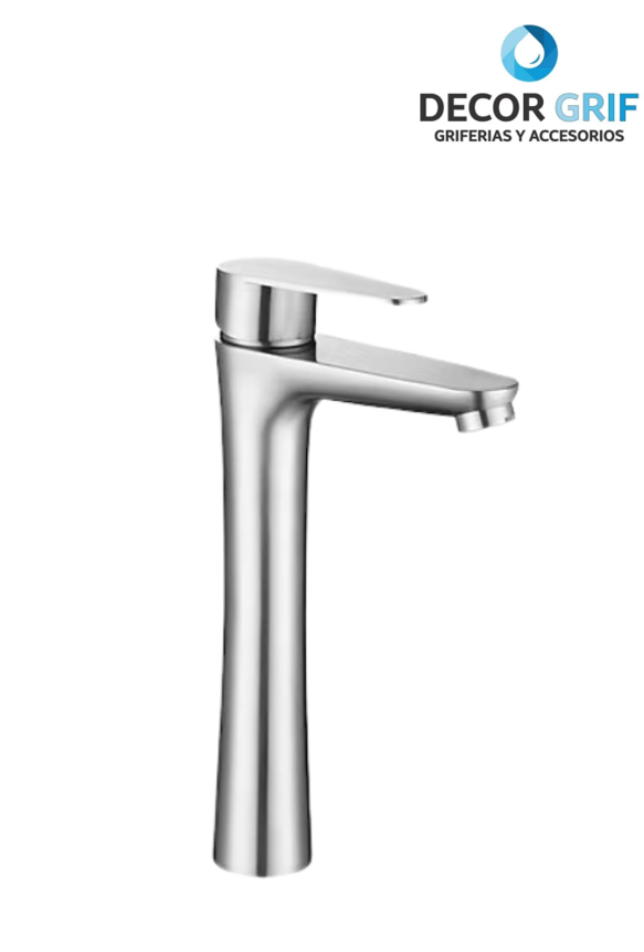 MONOCOMANDO ALTO P/BOWL SATINADO PICO 14CM M304-068A XIMENG