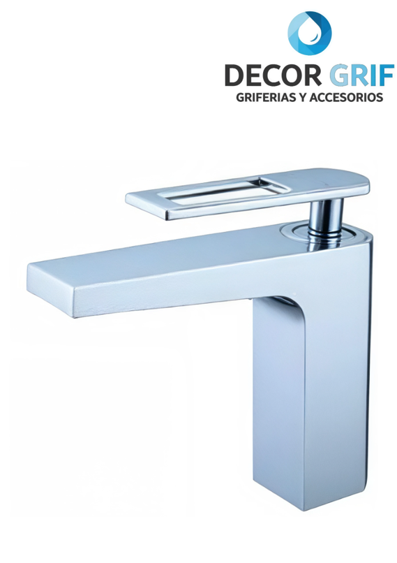 MEZCLADORA MONOCOMANDO P/LAVATORIO SEXY SOUL BRONCE CROMADO