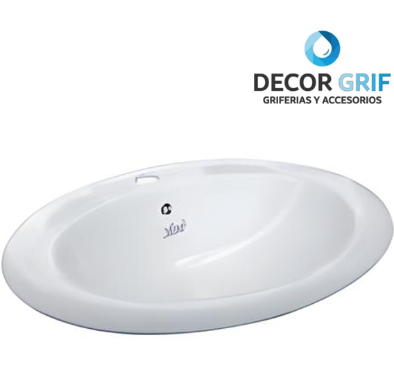 BOWL P/EMPOTRAR BLANCO REDONDO C/REBOSE (19X45X41CM) XIMENG