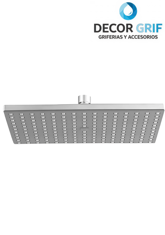 CABEZA DE DUCHA MINIMALISTA MADRID CUADRADO 25.5X17.5CM SH-3513 FRATELLI