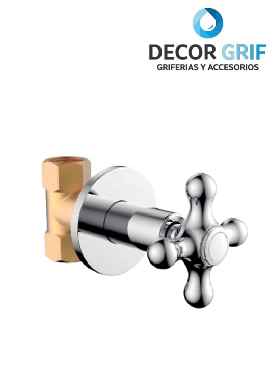 LLAVE P/DUCHA 1/2 PERILLA -CRUZ NEW STYLE  -3019 FRATELLI