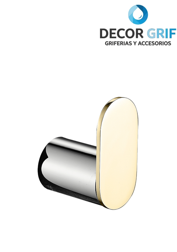 PERCHERO BASE REDONDA MINIMALISTA SS 304 GOLD FRATELLI