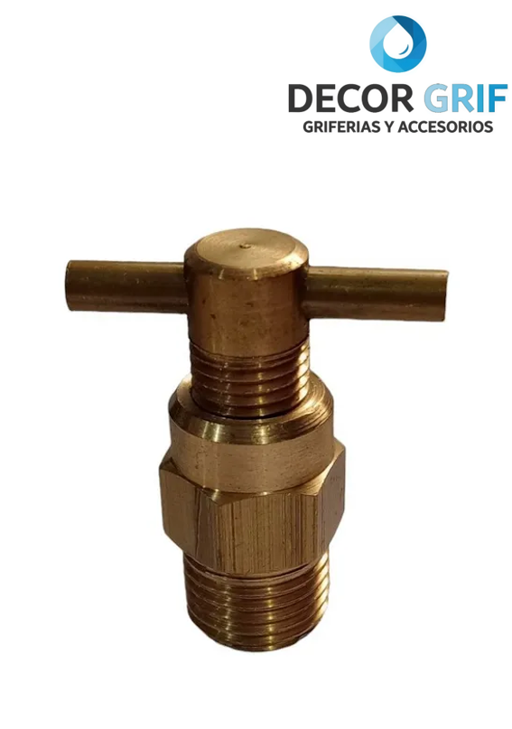 VALVULA DE PURGA DE BRONCE 1/4