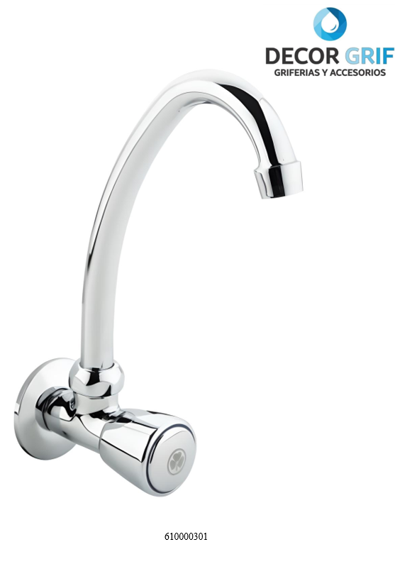 LLAVE DE 1/2 COCINA A LA PARED DELLA TREBOL