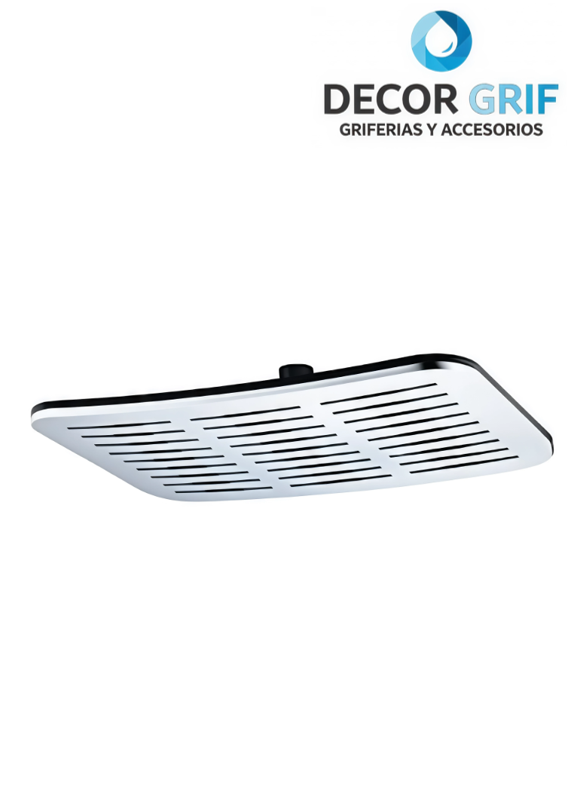 CABEZA DE DUCHA MADRID SH-3865 CHROME & BLACK 29X20CM FRATELLI