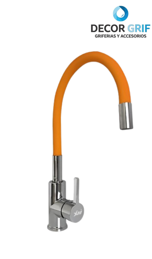 MONOCOMANDO P/COCINA MUEBLE PICO DE GOMA ANARANJADO M04019 XIMENG