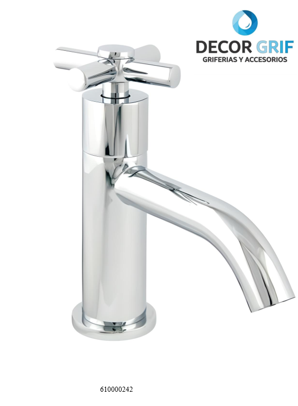 LLAVE DE 1/2 LAVATORIO PICO BAJO BRENTA TREBOL
