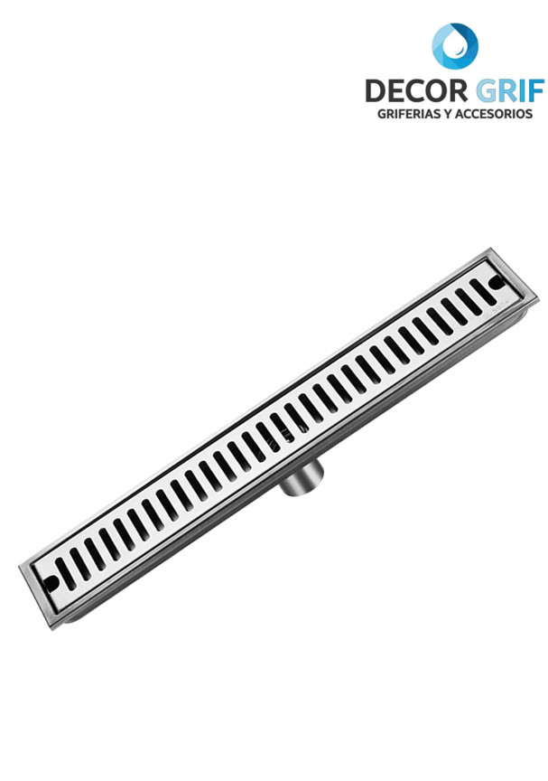 DRENAJE P/PISO RECTANGULAR C/REJILLA ACERO INOXIDABLE (10 X 60 CM) BOUTIQUE FLOOR DRAIN