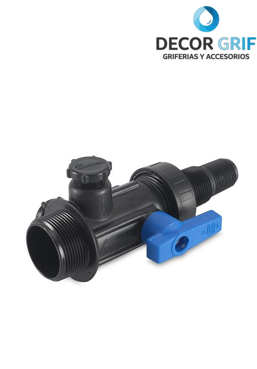 MULTICONECTOR C/ VALVULA -TUERCA UNION ROTOPLAS
