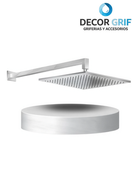 DUCHA ESPAÑOLA CUADRADO SS304 ACERO MISHACO