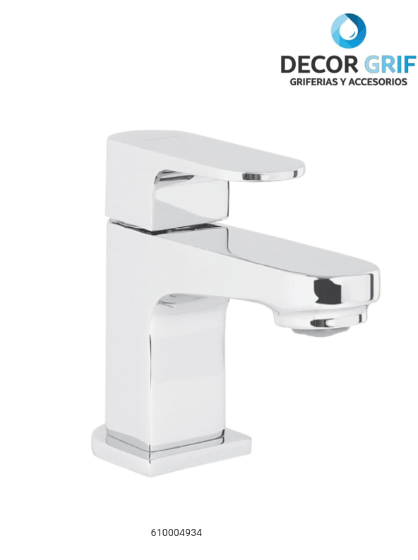 LLAVE DE 1/2 PICO BAJO P/LAVATORIO CROMADO OXFORD TREBOL