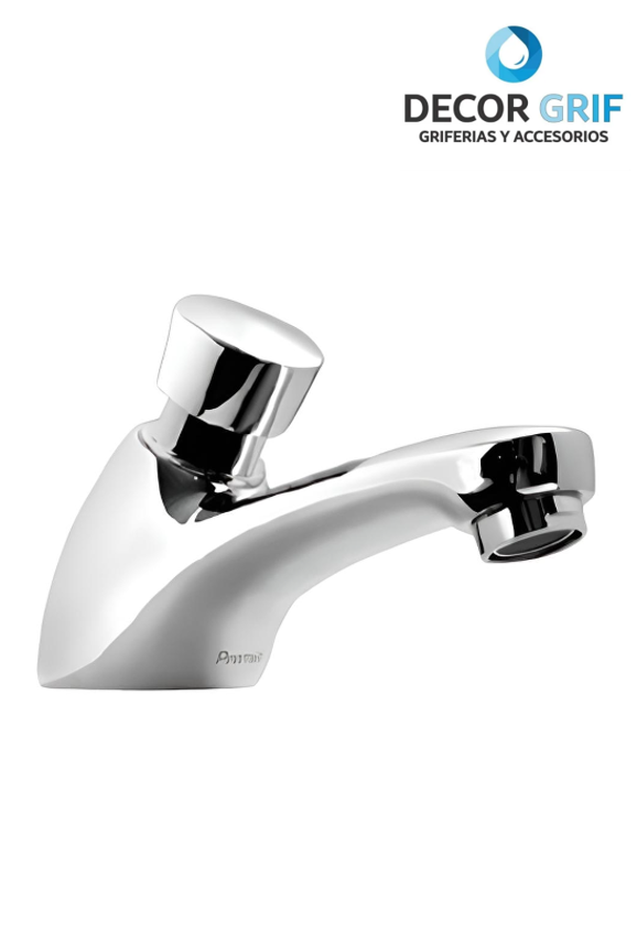 LLAVE TEMPORIZADO LAVATORIO CROMADO PREMIER