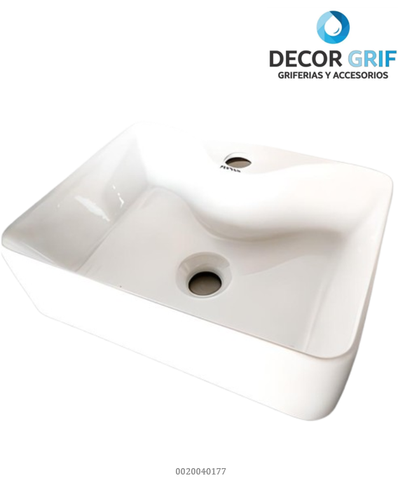 BOWL LOZA (120D) MODELO CUADRADO BLANCO (40X30X13CM) FRATELLI