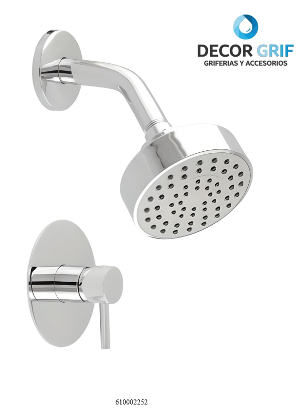 MEZCLADORA DUCHA MONOCOMANDO MEMPHIS TREBOL