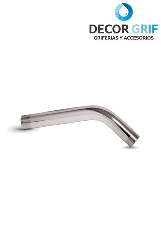 BRAZO DUCHA CROMADO C/CANOPLA 15CM FRATELLI