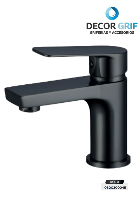 MEZCLADORA MONOCOMANDO P/LAVATORIO BAJO FDA-3 BRONCE BLACK BRATIA