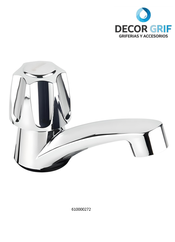 LLAVE DE 1/2 DE LAVATORIO GRAZIA TREBOL