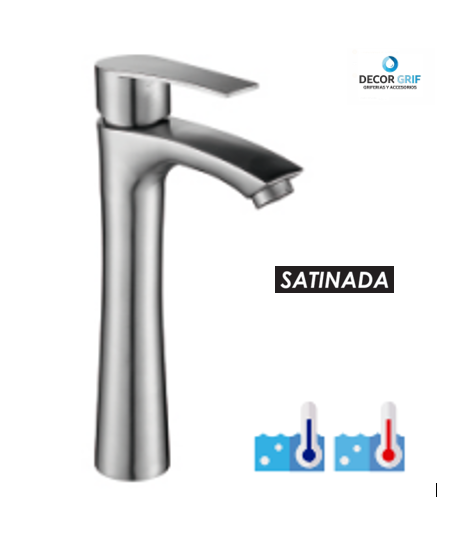 MONOCOMANDO P/BOWL PICO OVALADO FDA F-1 SATINADO