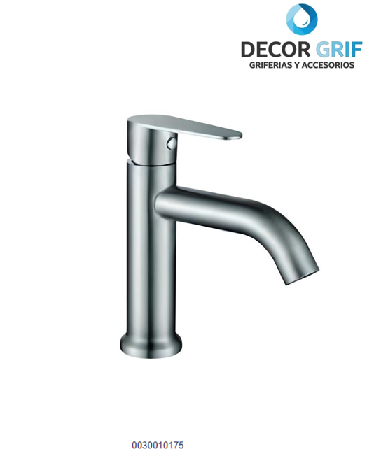 LLAVE MINIMALISTA P/LAVATORIO BAJO MGRT 2 SATINADO FRATELLI