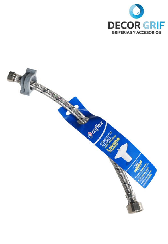 TUBO DE ABASTO COFLEX 1/2 X 1/2 (40 CM) COFLEX