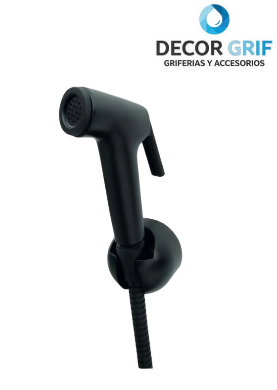 DUCHA BIDET BLACK GN150020B PVC C/MANGUERA REFORZADA 1.50MT FRATELLI