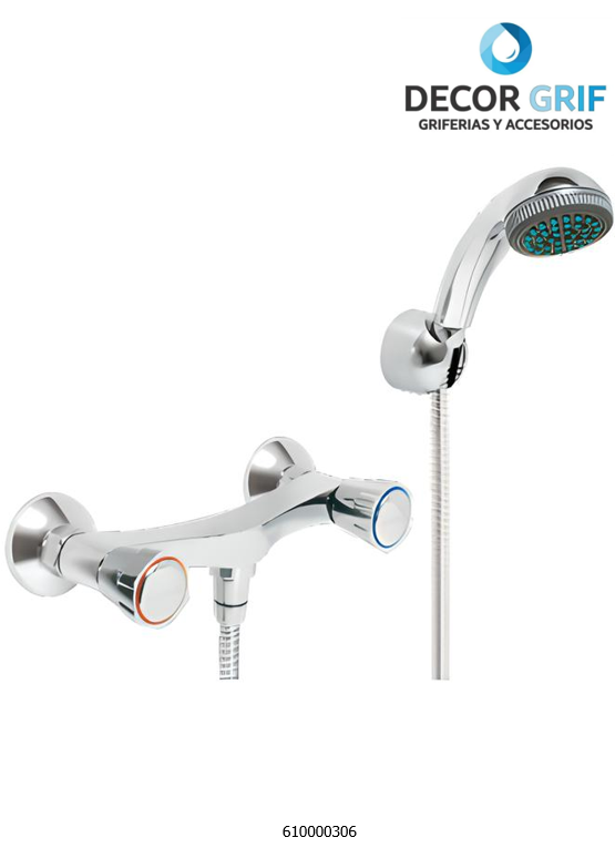 MEZCLADORA 8” DUCHA EXTERIOR ECO TREBOL