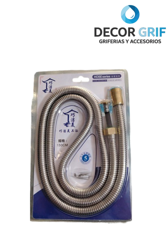 MANGUERA DUCHA CROMADO 1.5MT HOSE SERIES