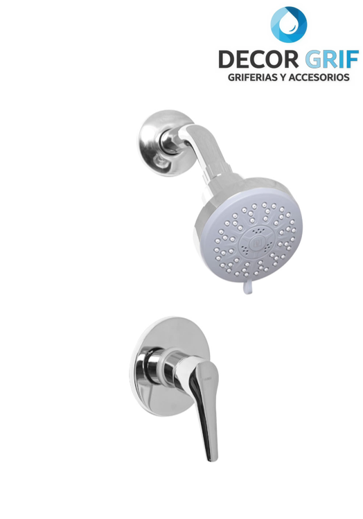 MONOCOMANDO DUCHA IBIZA CON SALIDA AQUARIUS CROMADA 2121785IZQ00 VAINSA