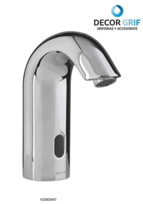 LLAVE SENSOR PARA LAVATORIO MUEBLE TREBOL