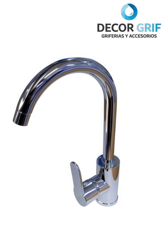MONOCOMANDO P/COCINA CROMADO SANITARY WARES