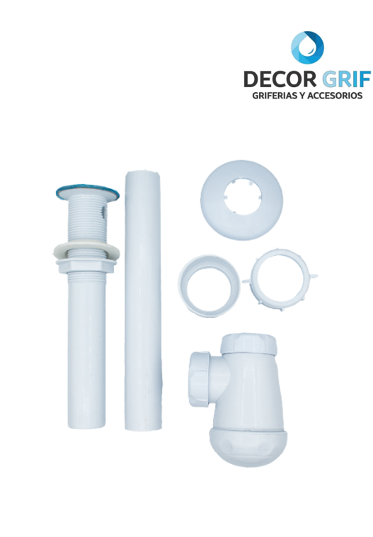 TRAMPA BOTELLA P/LAVATORIO PVC AQUATO