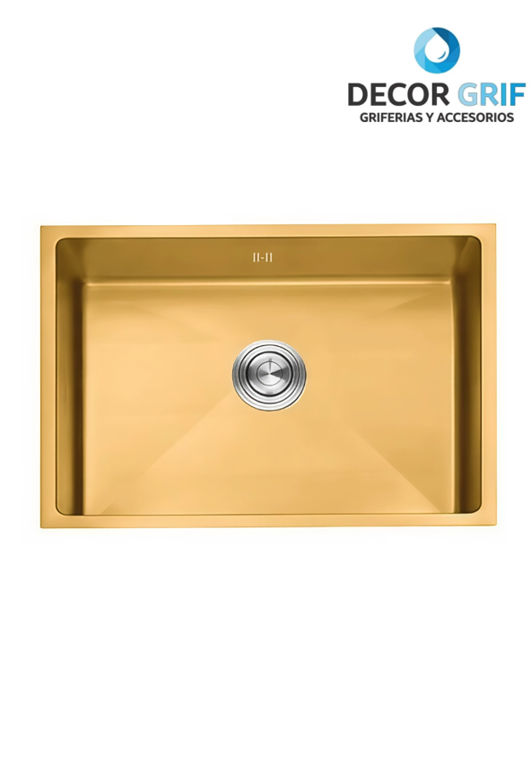 LAVADERO P/COCINA ACERO INOXIDABLE DORADO US07-7646 76X46X23CM XIMENG