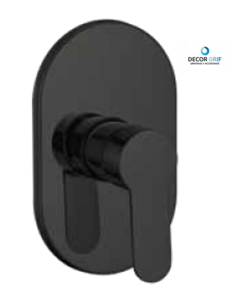 MEZCLADORA MONOCOMANDO P/DUCHA - 6023 BLACK SAN ANDS FRATELLITO