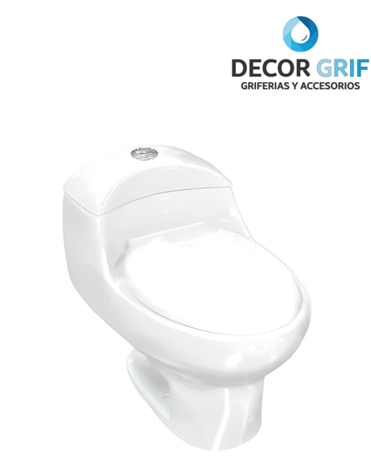 INODORO ONE PIECE TOILET (1028) BLANCO (66x41x58CM)  FRATELLI