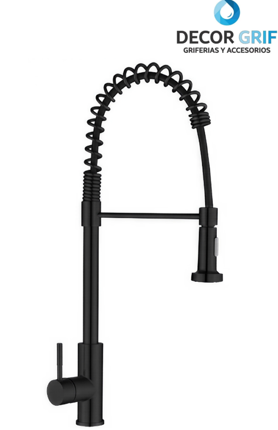 MONOCOMANDO P/COCINA MUEBLE NEGRO PICO EXTRAIBLE M304-0109601 XIMENG