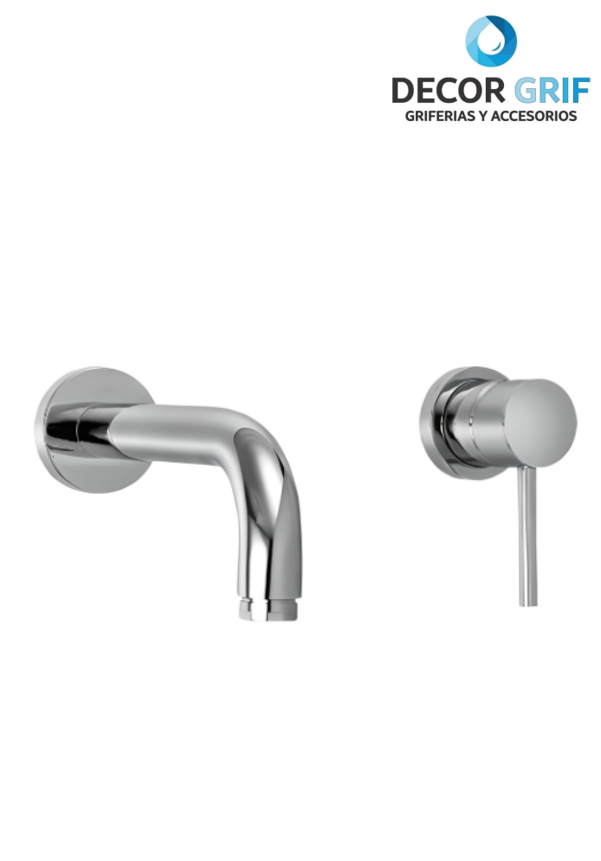 MEZCLADORA MONOCOMANDO P/LAVATORIO PARED PICO MINIMALISTA 0590 VAINSA