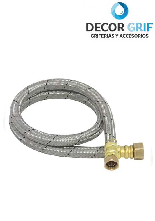 TUBO ABASTO ACERO BOILER 1/2 X 1/2 60CM AQUATO