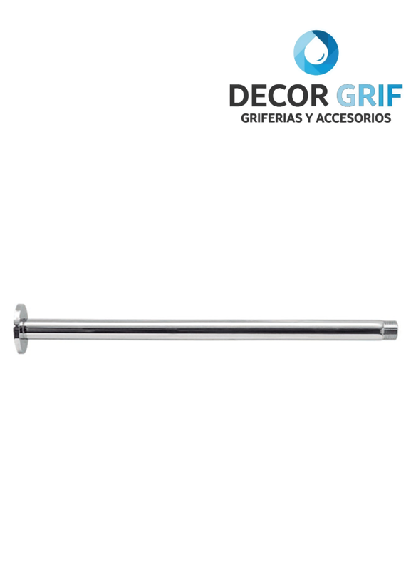 BRAZO DE DUCHA ELECTRICA 40CM CROMADO C/CANOPLA FRATELLI