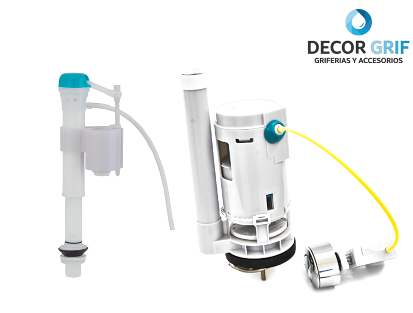 ACCESORIO COMPLETO P/INODORO ONE PIECE C/CABLE CAMBIA