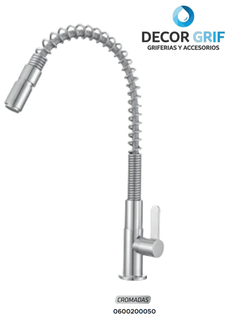 LLAVE P/COCINA MUEBLE SFNA PLUS-9 CROMADO BRATIA