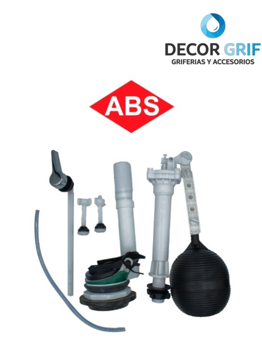 ACCESORIO COMPLETO P/INODORO CON BOYA 7/8 (BOLSA) ABS