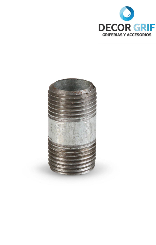 NIPLE FIERRO GALVANIZADO 1/2 X 1 1/2