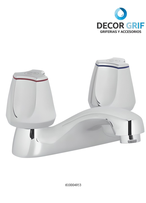 MEZCLADORA DE 4” LAVATORIO ISEO TREBOL