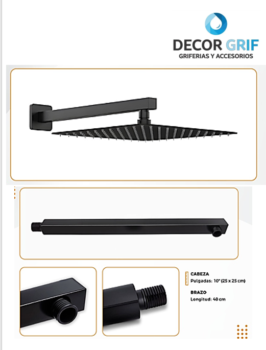 CABEZA DE DUCHA MINIML10